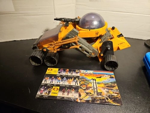 1989 G.I. Joe Destro’s Razorback Vehicle Vintage Hasbro Missiles Parts Pieces