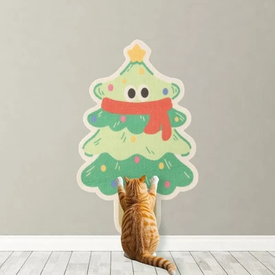 Tapis à Gratter pour Sapin de Noël, Tapis D'escalade, Jouet à Griffes, - Photo 1/4