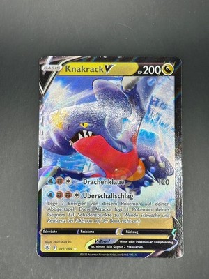 Garchomp V 117/189 Holo V Rare Astral Radiance Pokemon Holo Near Mint DE