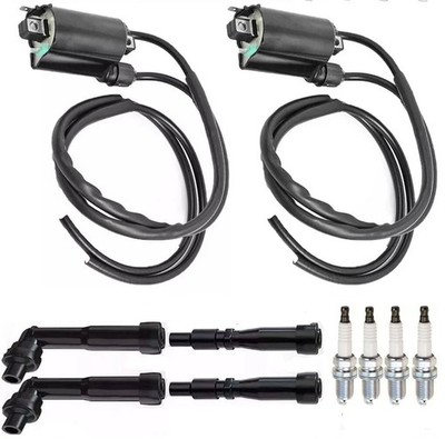 2x For Honda CB750  NIGHTHAWK CB 750 Ignition Coils+Spark Plug  1991-2003