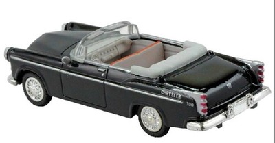 NEWRAY - CHRYSLER C-300 1955 convertible black - 1/43 - NEW48013K