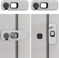 2Pack Child Proof Refrigerator Lock,Fridge Locks for Kids with Sticky Adhesive P