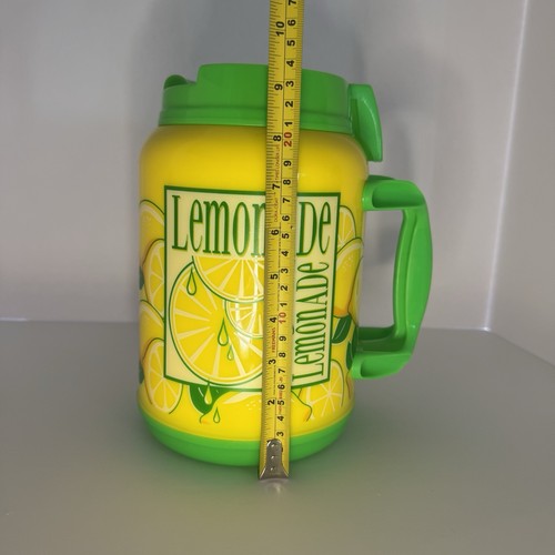 Whirley Tazza Isolata Limonata 64 Oz Tanker con Coperchio Tazza Plastica Riutilizzabile Bevanda - Foto 10 di 11