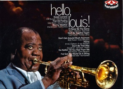 LOUIS ARMSTRONG - HELLO, LOUIS! - 1969 KARUSSELL VINYL LP (635 212)