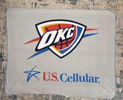 OKC Thunder Oklahoma City NBA Fleece Blanket 64x50
