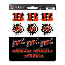 Cincinnati Bengals NFL Vinyl Die-Cut Sticker Set / Decal Sheet Fanmats