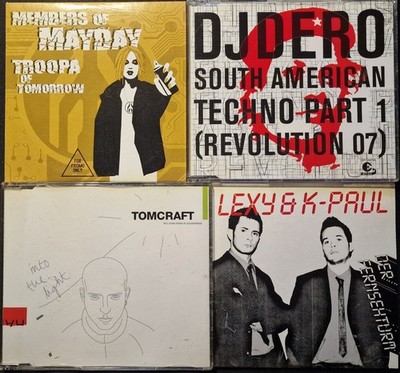 *** 4x CD -  Members of Mayday DJ Dero Tomcraft Lexy & K-Paul Troopa of Tomorrow