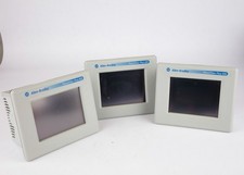 Lot of 3 Allen-Bradley 2711P-T6C20D Ser C Pan...