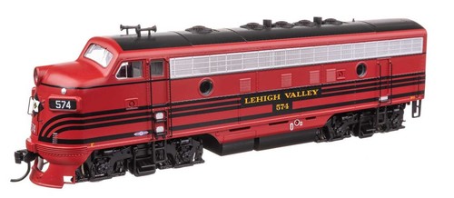 Walthers 910-11409 HO Lehigh Valley EMD F7 A Diesellok Standard DC #574 | Zustand: New