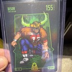 Bo Jackson Battle Arena Bison First Edition Glow Update BF-65 155 Power Card