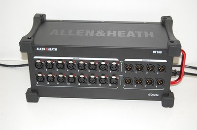 Allen & Heath DT168 Stage Box 16-input Dante I/O Expander L@@K!!