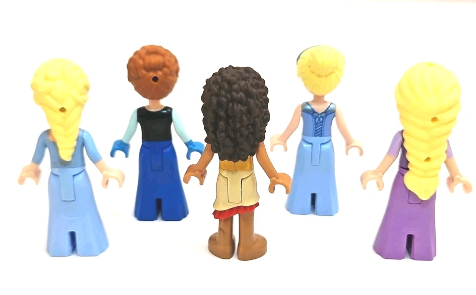 Lego Disney Princess Mini Doll Lot - Anna Elsa Moana Cinderella Rapunzel - Image 2 of 2