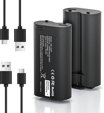 2 Pack New 7000mAh Replacement Battery  Cable for MyQ Smart Garage Video Keypad