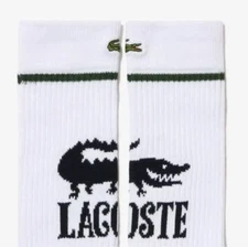 LACOSTE × ONE PIECE Collaboration Socks, Limited Edition in Japan White 25~27cm