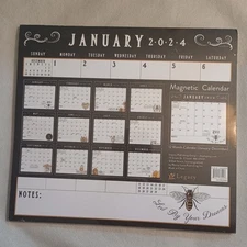 2024 Magnetic 12-Month Calendar Unused & Factory Sealed Legacy Publishing Group 