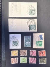Lot Bahnpoststempel Deutschland, versch. Epochen und Gebiete, s. Fotos