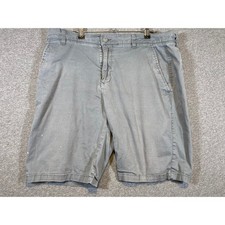 Free Planet Mens Grey Cotton Stretch Chino Shorts Size 36 F59JNACSC6