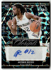 Panini 2024-25 Mosaic NBA No. RS-REE Antonio Reeves Rookie Genesis Auto
