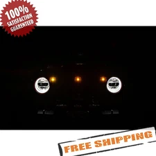 DV8 Offroad GRJL-02 Amber Grille Lights for 2018-2023 Jeep Wrangler JL
