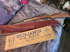 Vintage 1960s Benjamin .22 Caliber PCP Air Rifle model 312
