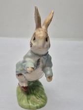 Beswick England Beatrix Potter Peter Rabbit Figurine 1948 Edition Yellow Buttons