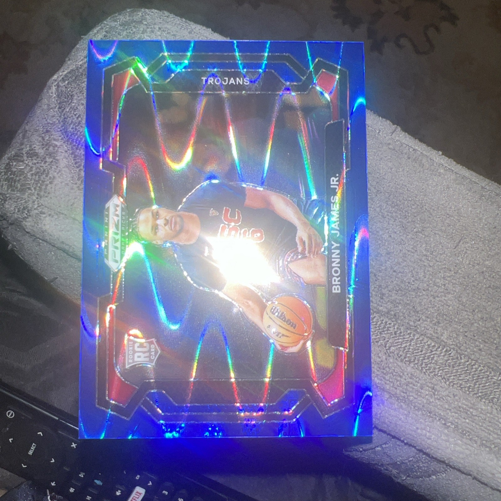 2024 panini prizm draft picks bronny james jr. 86 Gem Mint Blue 36/149 Rc