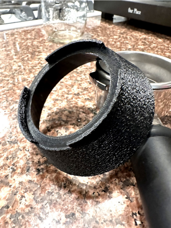 Espresso Dosing Funnel for Breville 54mm Portafilter &ndash; Excellent Fit Bambino