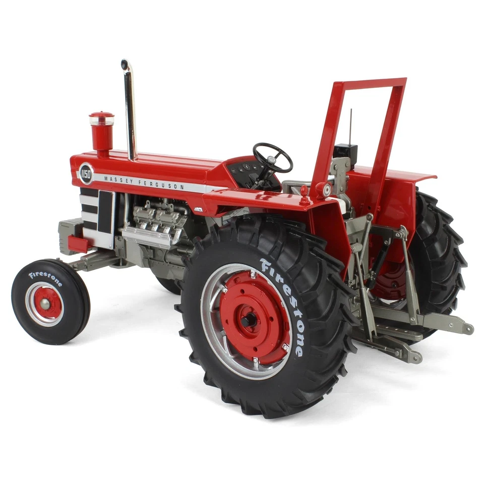 Spec Cast 1/16 Massey Ferguson 1150 Tractor Firestone Tires Chrome Stack MAS-002 - Image 4 of 4