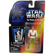 Star Wars Power Of The Force Luke Skywalker 3.75 Action Figure 1995 Hasbro New