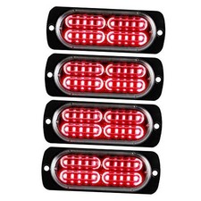12-24v 20-led Super Bright Emergency Strobe Warning Caution Hazard Red