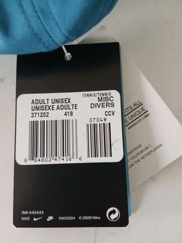 Nike RF Roger Federer Hybrid Legacy 91 Baseball Cap - 371202-418 - Neu mit Etikett - Bild 4 von 6