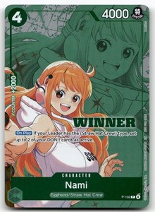 Nami Winner Card | eBay