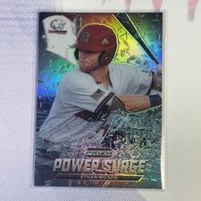 2021 Panini Prizm Draft Picks Power Surge Ethan Wilson #PS-EW (RC) Silver Prizm