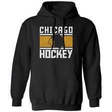 Chicago Inspired Graphic - Hockey Fans Tribute Unisex Hooded Sweatshirt