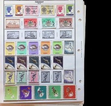 Paraguay Collection On Album Pages 1879-1970s