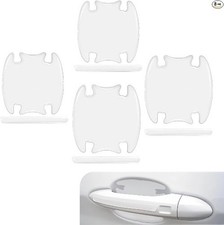 8 PCS Car Door Handle Protector Film, Transparent Self-Adhesive and Scratch-Resi