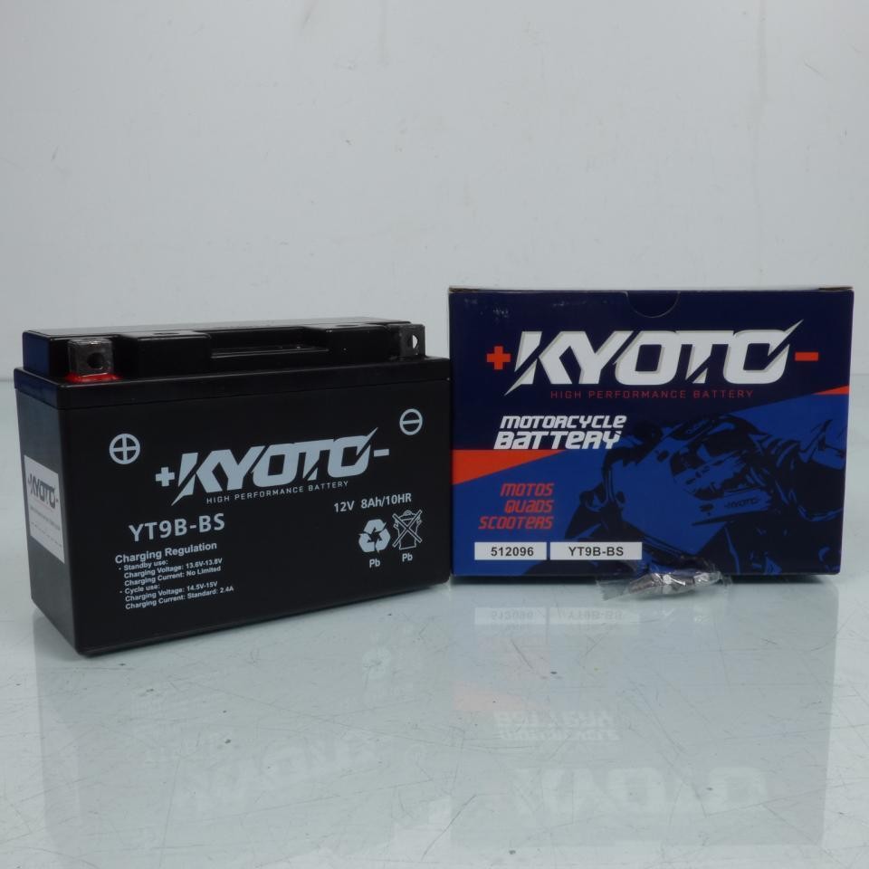 Batterie YT9B-BS Kyoto pour rouler serein en MBK Evolis 250