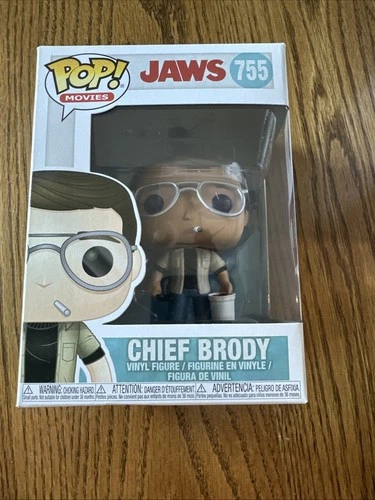 Funko Pop! Vinyl: Movies - Jaws - Chief Brody #755 NEW!
