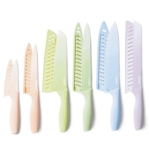 NEW Carote Stainless Steel Dishwasher SAFE 12-Piece Kitchen Knife Set NEW