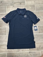 New Nike Dallas Cowboys NFL Football Dri-Fit Elite Polo Golf Shirt Men  s NWT S