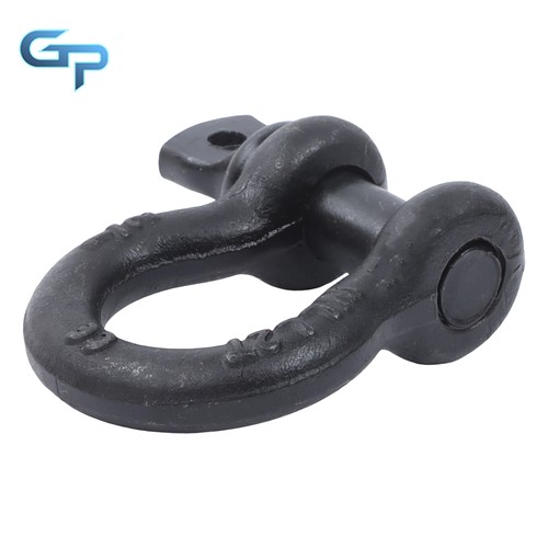 4 Pezzi Ganci ad Anello a D a Forma di Arco da 1/2" con Perno a Vite 2 Ton Carico Funzionante, Nero - Foto 9 di 16