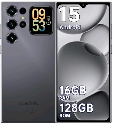 OUKITEL C62 Dual Screen Smartphone Unlocked, 16GB RAM 128GB ROM