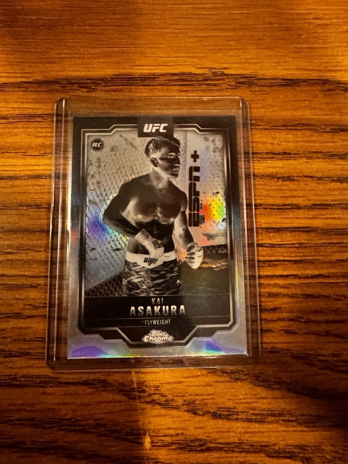 KAI ASAKURA Rookie Negative Refractor 2025 Topps Chrome UFC #161