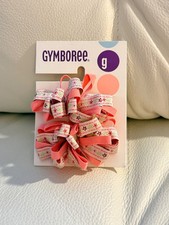 NWT VTG 2002 Gymboree Leapin' Lily Pads Girls Pink Loop Curly Hair Clips