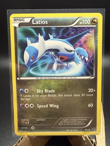 Pokémon TCG Latios Holo 10/20 Dragon Vault Light Played