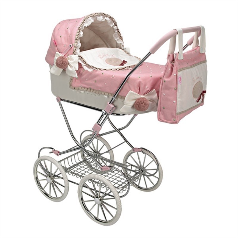 GIOCHERIA ARIAS REBORN DE PARIS 2X1 PASSEGGINO PER BAMBOLE CON CAPOTTINA + BORSA