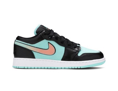 NEW Jordan 1 Low SE Tropical Twist Aqua Green Black Retro CV9844-301 Sz 3.5 - 6