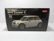 1/18 Kyosho BMW MINI Mini Cooper S John Works Challenge White Minicar