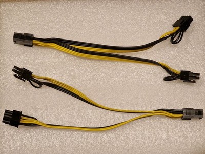 2x CPU 8 Pin auf Grafikkarte, 2x PCI - 8Pin (6+2Pin) Netzteilkabel