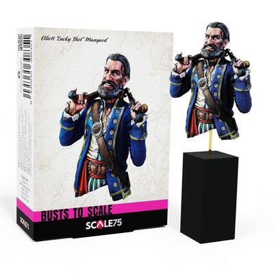 Scale75 Elliott Lucky Shot Manyard 1:10 Büste UNBEMALT Resin Bausatz